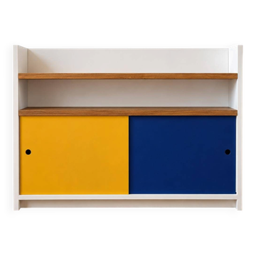 Vintage bookshelf from the 1960s.