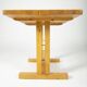 Solid pine table by Charlotte Perriand for Les Arcs, 1970s