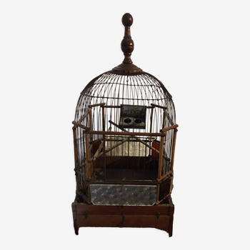 Cage à oiseaux ancienne