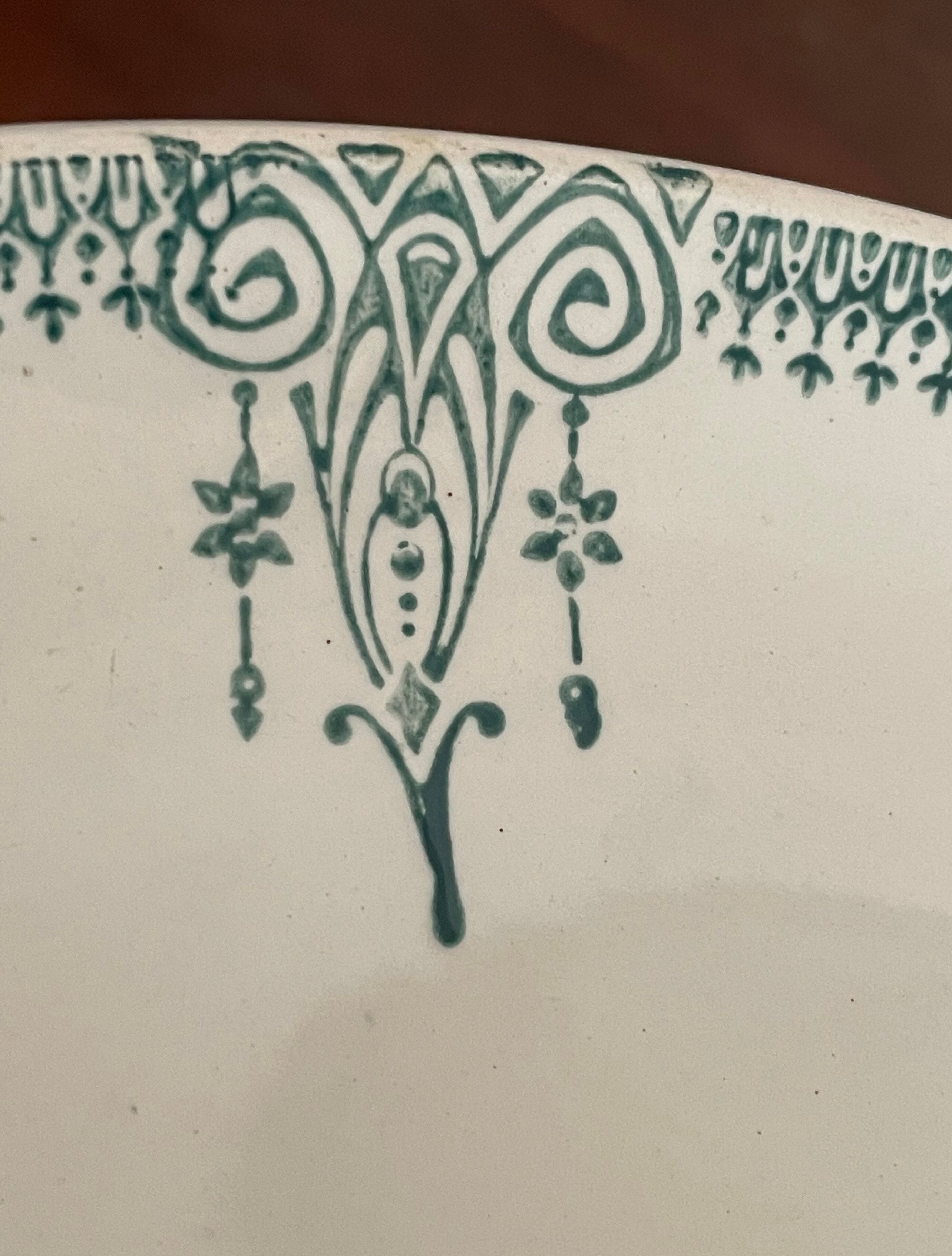 Compotier dish St Amand circa 1920