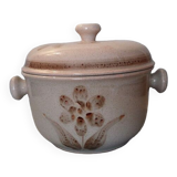 Soupière décor Morzine Art workshop of Lorraine Sarreguemines France