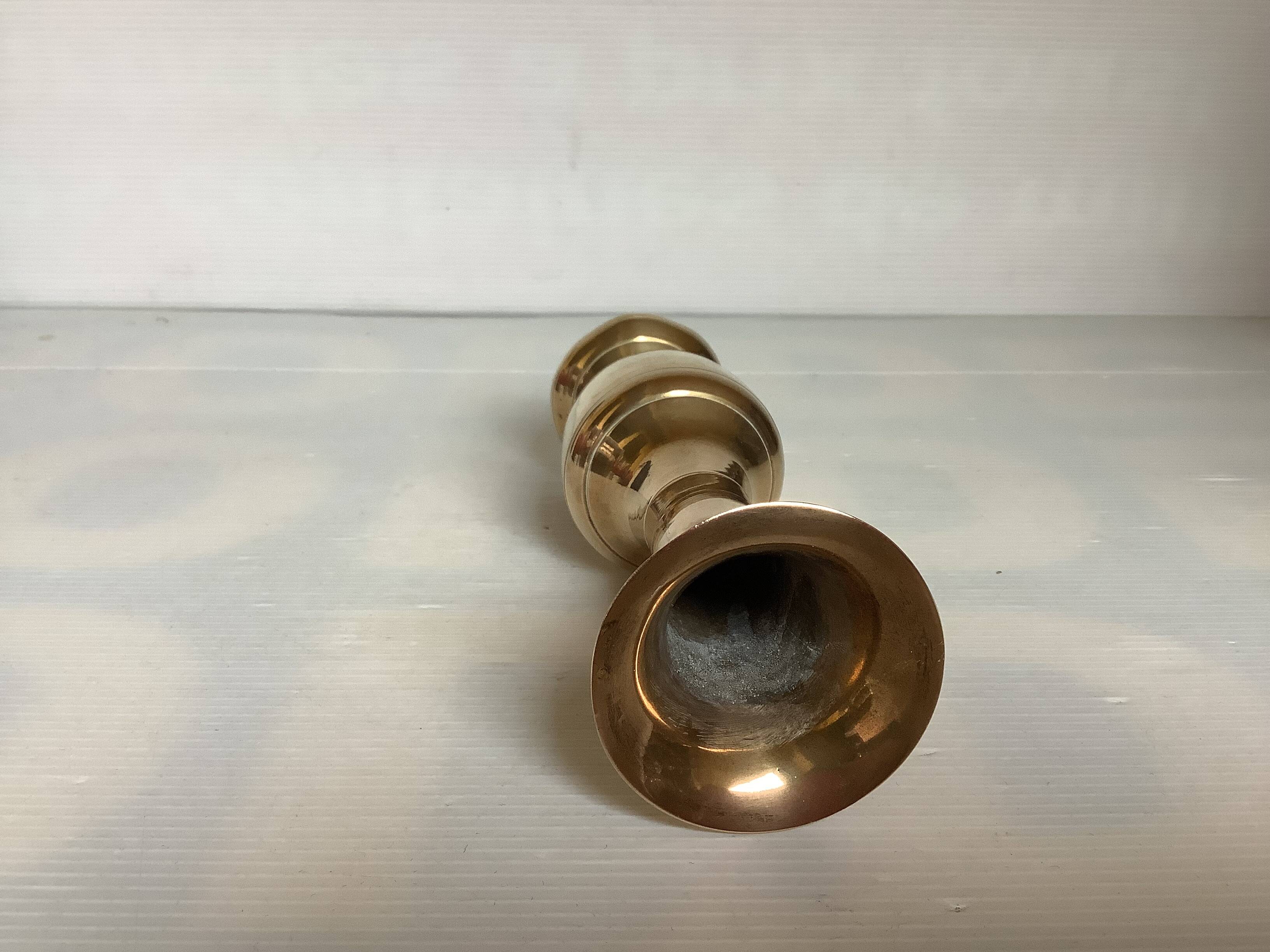 Small brass vase