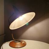 Table lamp with 70s hood cone