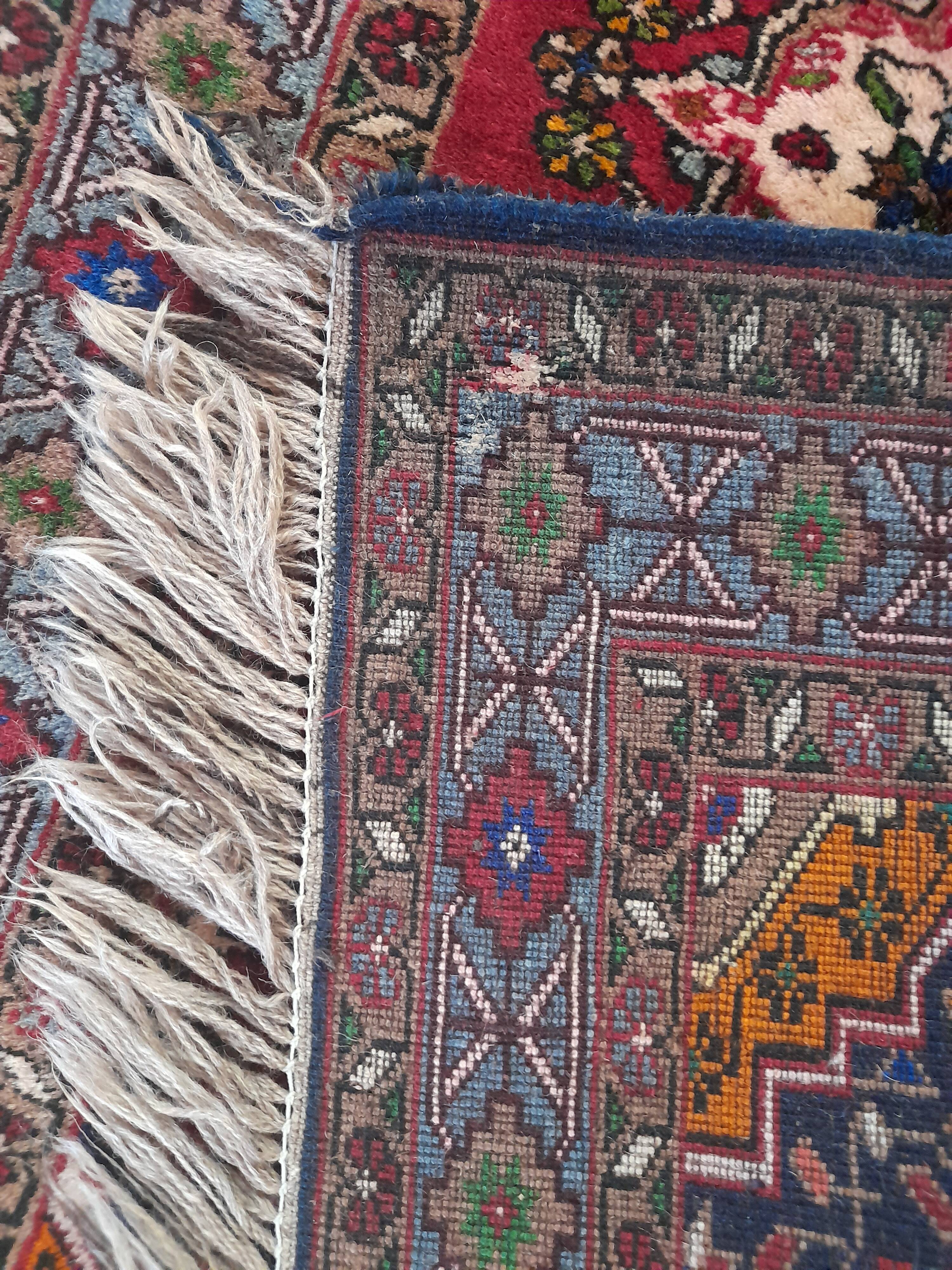 Persian carpet 166x106cm knotted hand