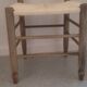 Chaise campagnarde assise en corde