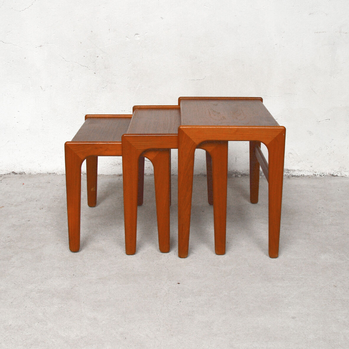 Tables in teak, Denmark 1960