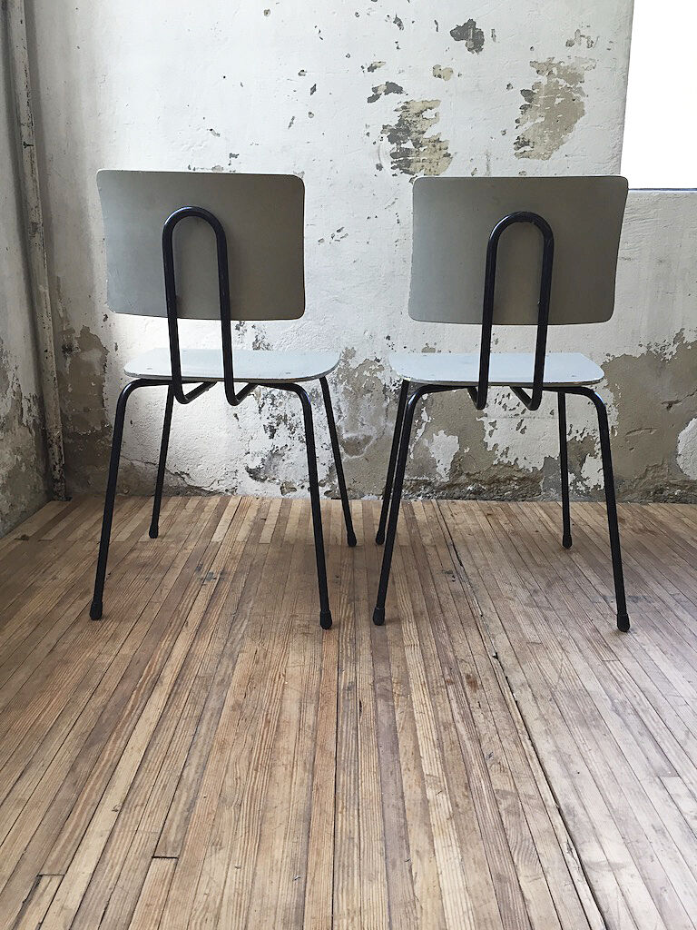 Pair of chairs by Willy Van Der Meeren