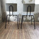 Paire de chaises Willy Van Der Meeren