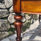 Flat desk double sided mahogany era XIX TH century