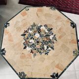 Marble mosaic table
