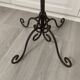 Large black wrought iron floor candelabrum (H150 cm) – Classic & Roman style
