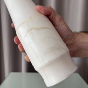 Vintage Spanish Alabaster Sculptural Vase – San Leo – Minimalist – 1970s