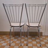 Chrome Formica chairs