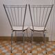 Chaises Formica chromé
