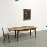 70s pine farmhouse table
