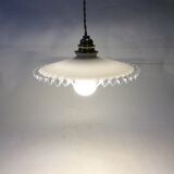 Vintage opaline pendant light