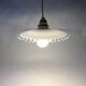 Vintage opaline pendant light