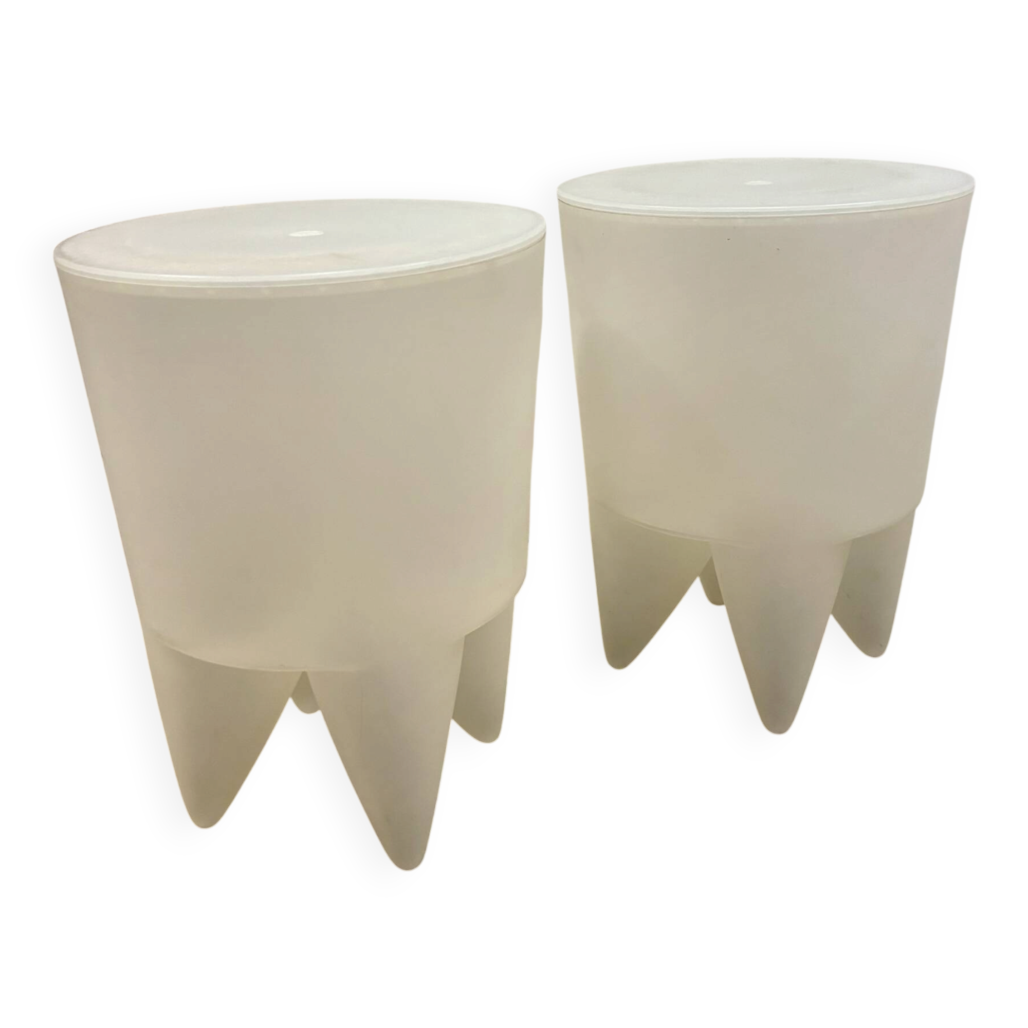2 tabourets Bubu 1er Philippe Starck pour Xo