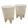 2 tabourets Bubu 1er Philippe Starck pour Xo
