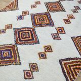 Tapis berbère losanges fait main 295 x 186 cm