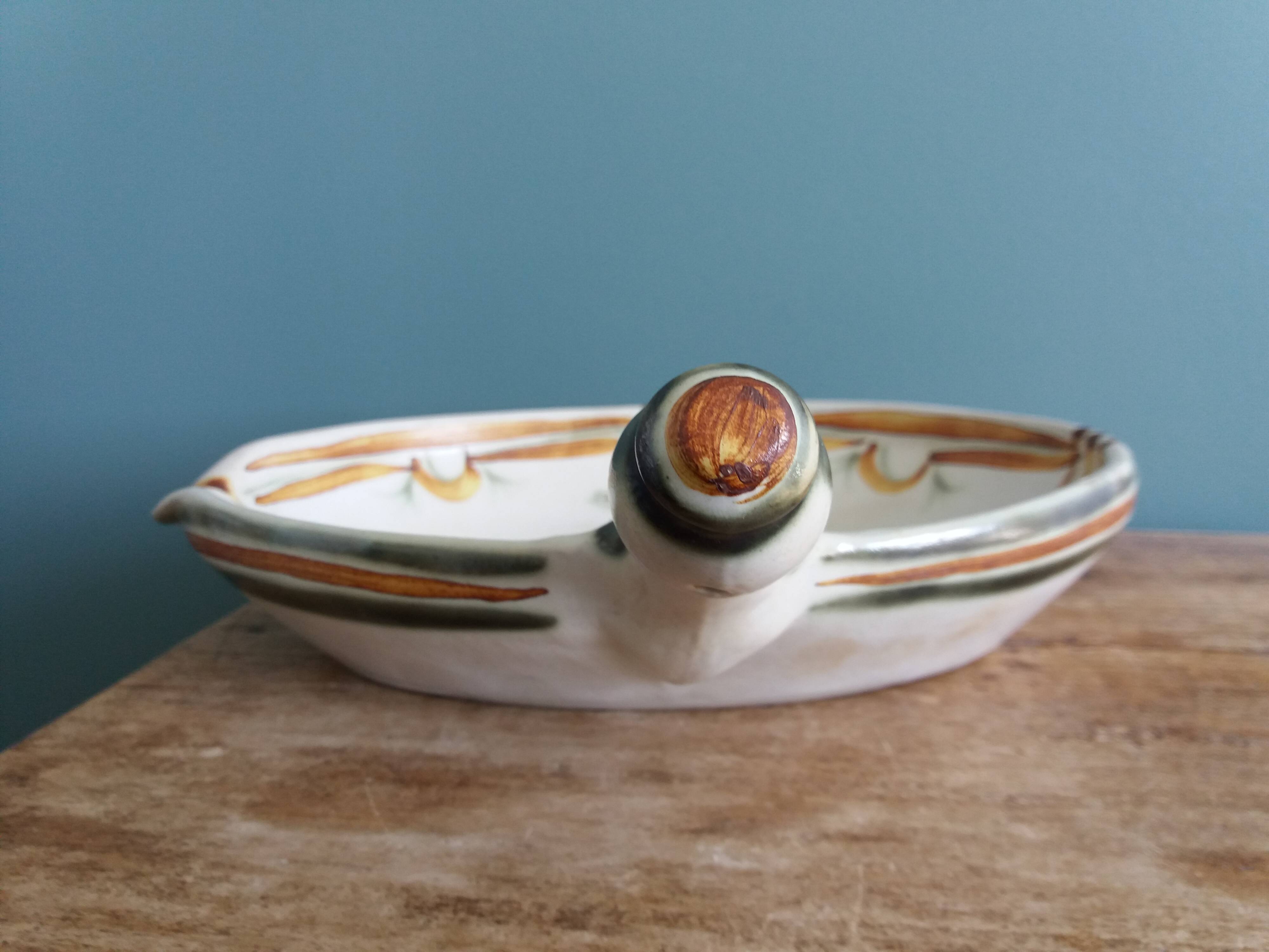 Keraluc Quimper sauce pan by Michel Furic