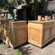 Exceptional antique counter 220 cm