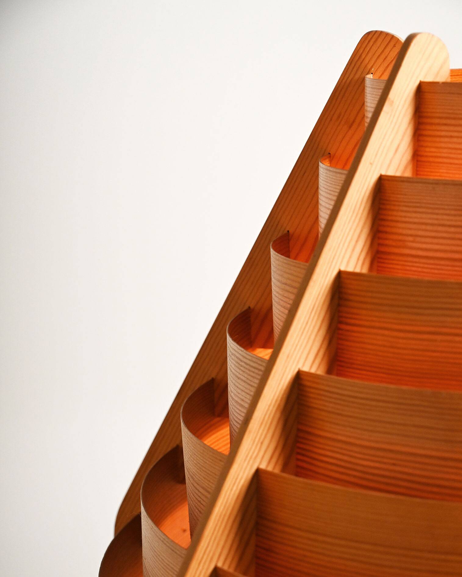 Pendant lamp in Swedish pine from Scandinavian production, 1960s