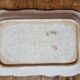 Late 19th century floral porcelain tray