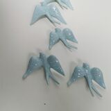 Batch of swallows in ceramic