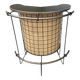 Metal and rattan bar, 1950s