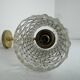 PAIR OF VINTAGE BUBBLE GLASS WALL LIGHTS