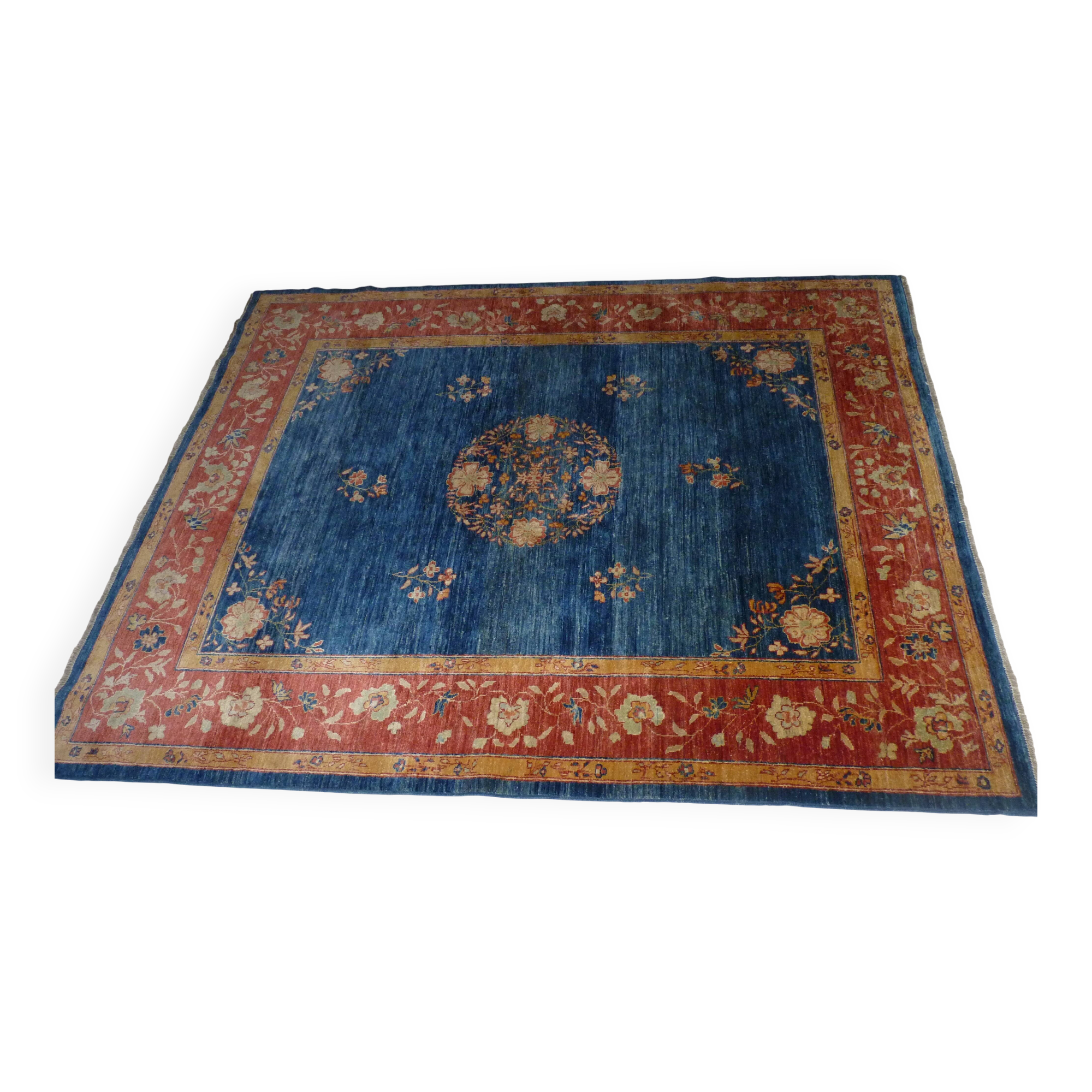 Ziegler rug pure wool 251 x 205 handmade