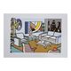 1980s Original Roy Lichtenstein "Interior With Skyline" Limited Edition Lithograph