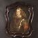Antique Spanish portrait from the 17th century, Charles II of Spain