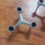 A pair of atomic age candle holders