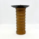 1960s modernist wooden candlestick, Germany