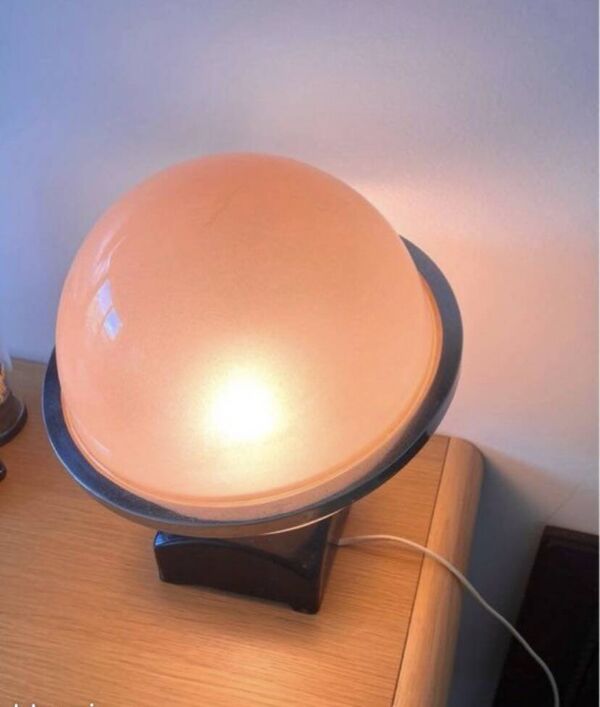 Lampe Davidsons saturne vintage 1950 luminaire design ancien