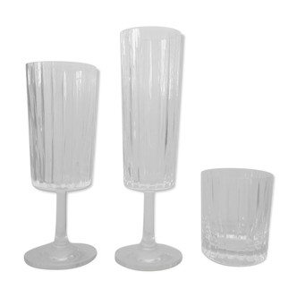 Verres cristal de Baccarat