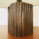 Brutalist brass table lamp