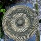 Large fruit bowl in solid brass Neo-Renaissance