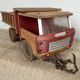Vintage toy: wooden dump truck Dejou