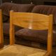 Ensemble de 4 chaises en orme Maison Regain 1960’s