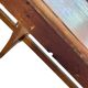XL vintage wooden bench