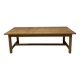 Solid wood farmhouse table – country style 230cm