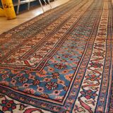 Tapis antique fait main Mashad du Moyen-Orient 132cm x 427cm (1900s)