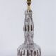 Lampe coloquinte céramique 1950