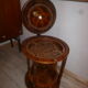 Mappemonde bar roulette globe terrestre vintage