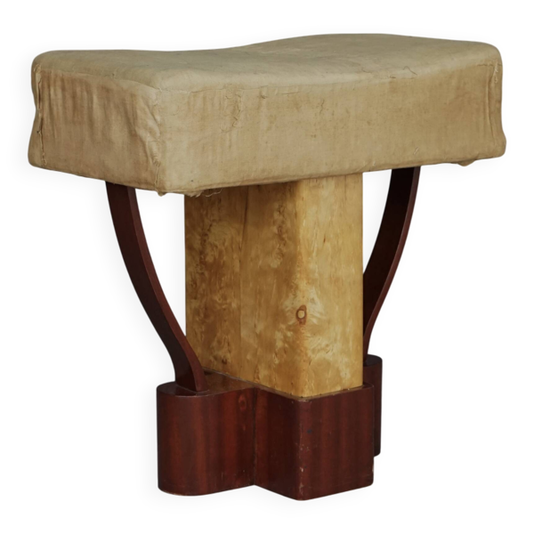 Tabouret de coiffeuse Art déco. Années 1930