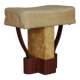 Tabouret de coiffeuse Art déco. Années 1930
