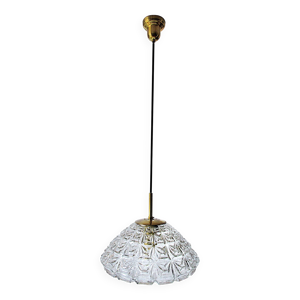 Suspension vintage verre - transparent